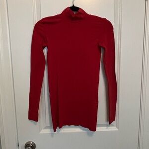 Tees by Tina Red Long Sleeve Turtleneck Top - Sz. OS